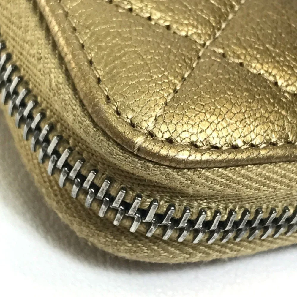 CHANEL Authentic Gold Wallet